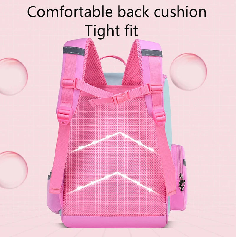 Unicorn Print Girls School Backpack