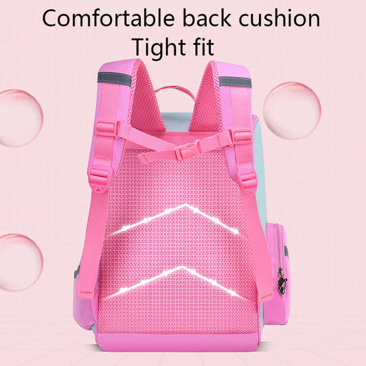 Unicorn Print Girls School Backpack