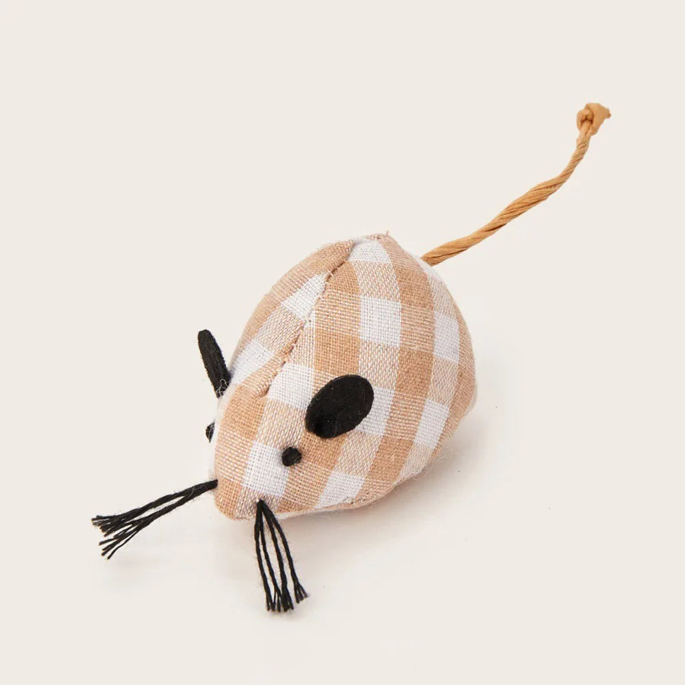Plush Mouse Catnip Cat Toy for Kittens & Cats