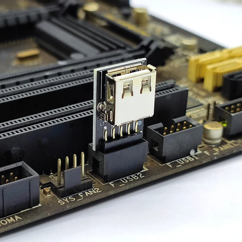 9-Pin to USB 2.0 Internal Motherboard Adapter