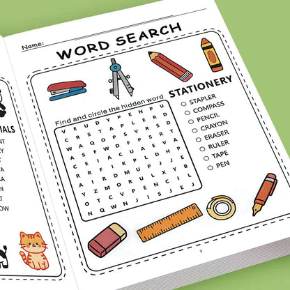Kids Word Search Puzzle Book
