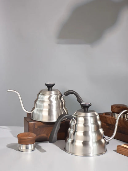 Gooseneck Coffee Kettle with Built-In Thermometer – 1L & 1.2L