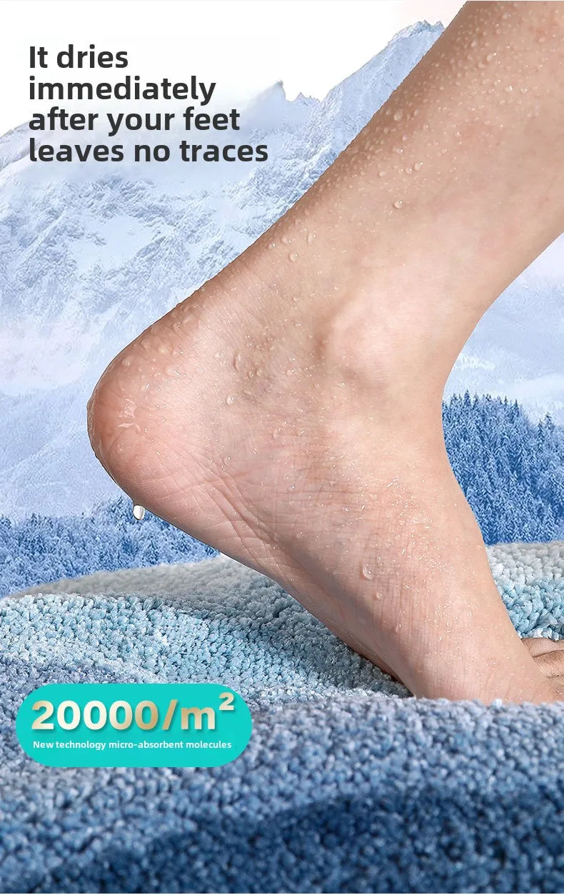 European Luxury Microfiber Bath Mat