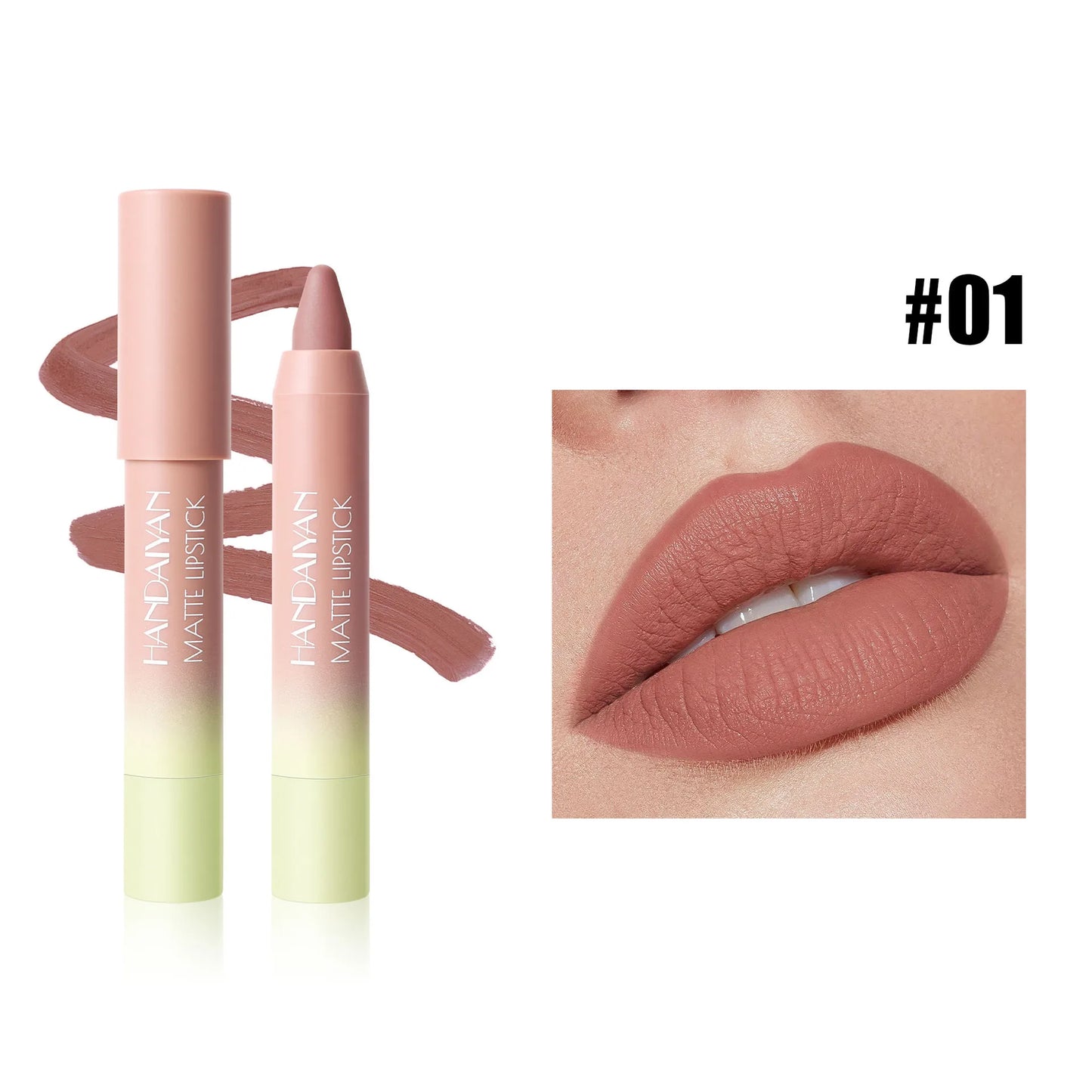 Matte Waterproof Lipstick Crayon