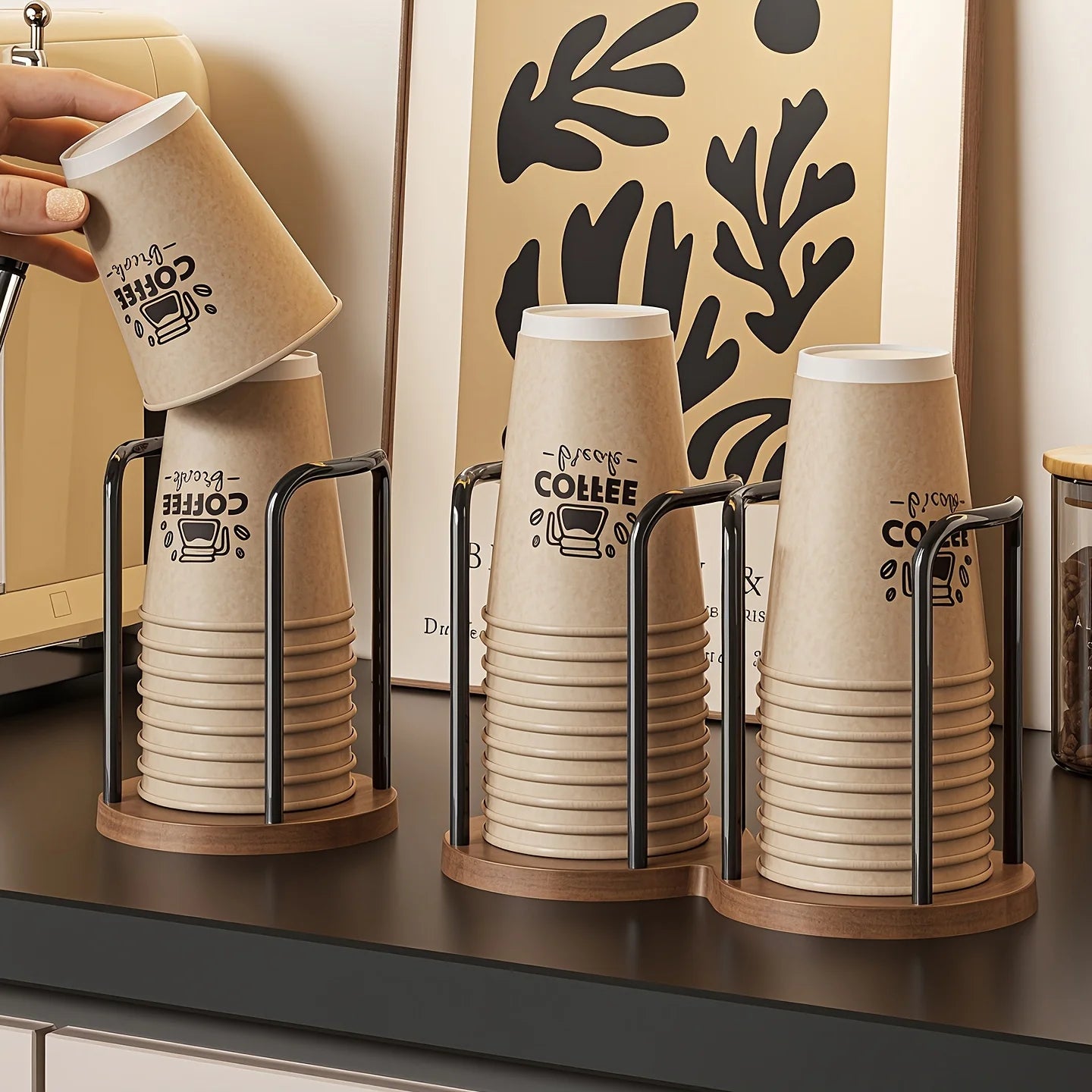 Desktop Cup Holder Organizer Rack