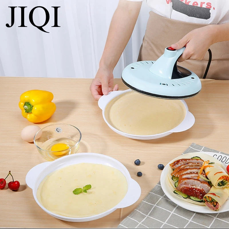 JIQI Automatic Crepe Maker Non-Stick Pizza Pancake Machine