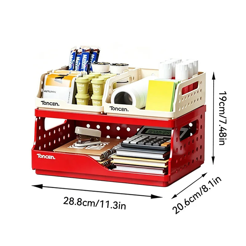 3-Tier Stackable Desk Organizer