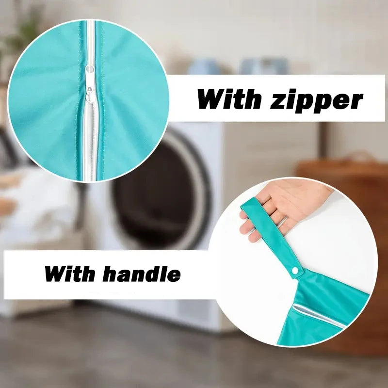 Waterproof Travel Laundry Bag with Zipper