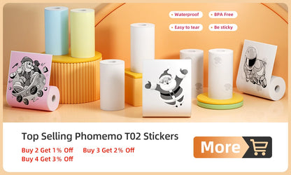 Phomemo T02 Mini Thermal Printer