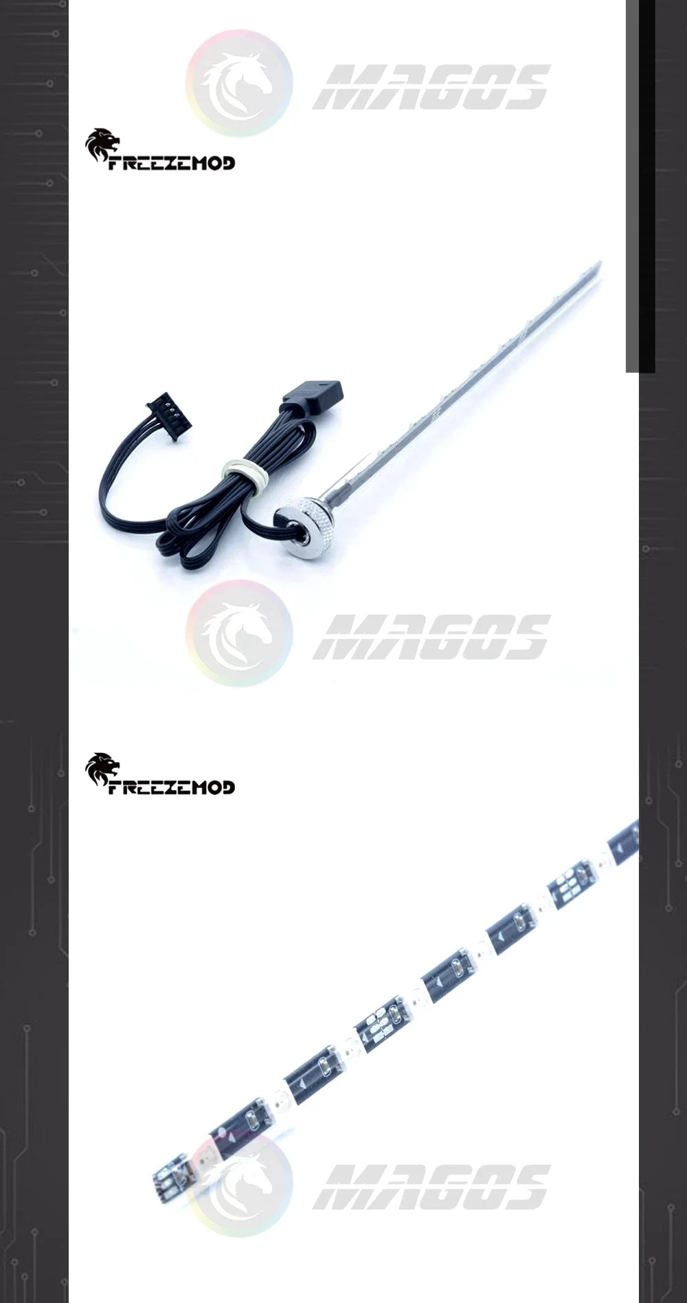RGB Water Cooling Reservoir Light