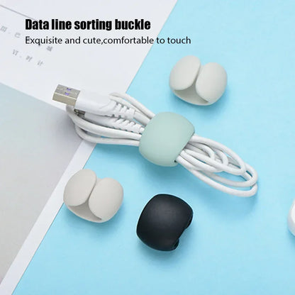 Self-Adhesive Cable Management Clips for Desk, Home & Office