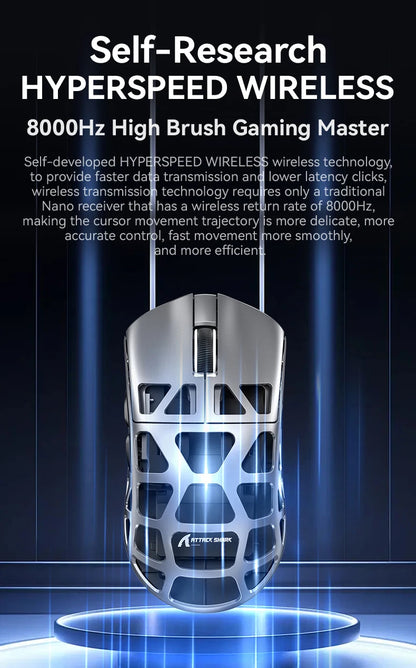 Attack Shark R3 Magnesium Alloy Gaming Mouse