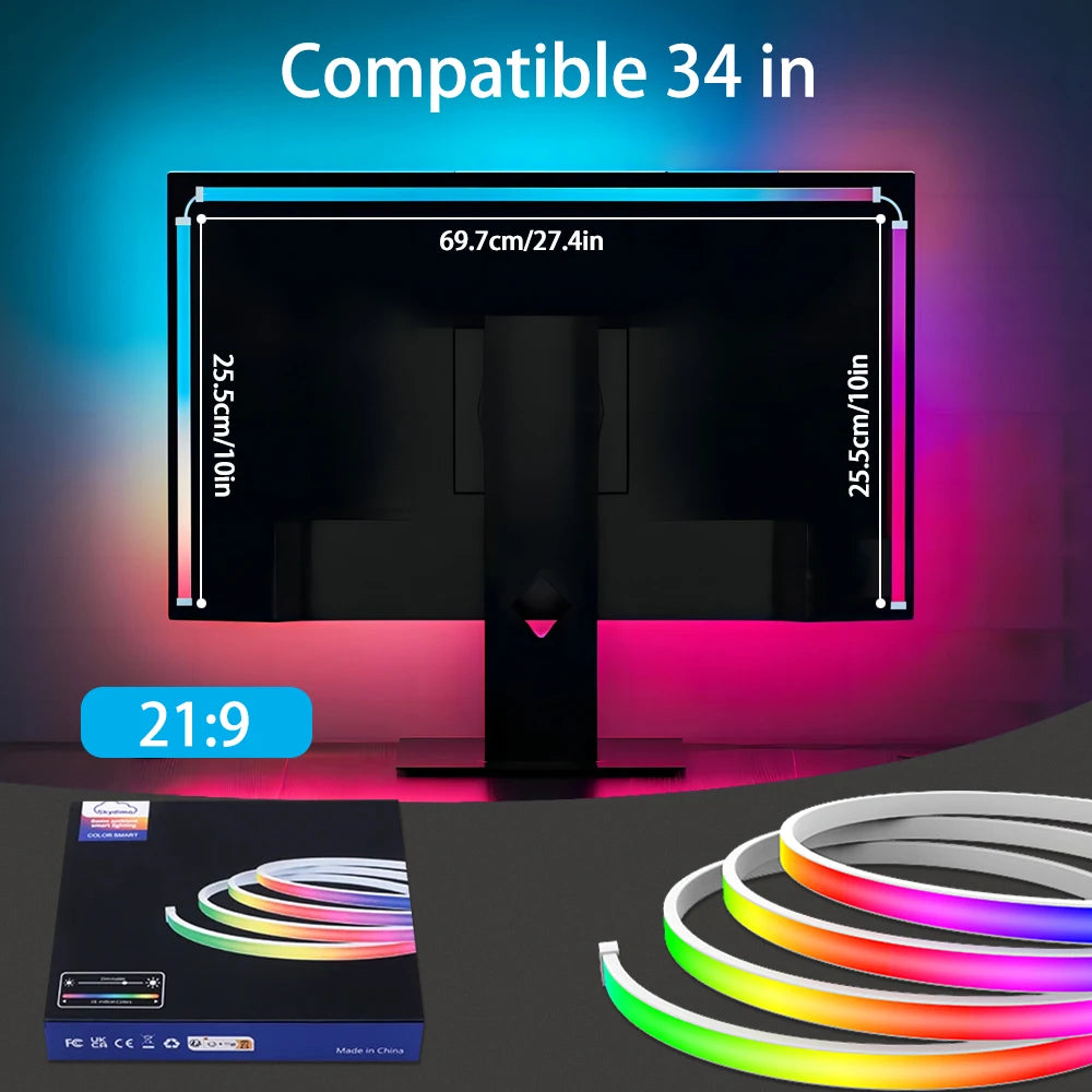 Smart RGB Gaming Monitor Backlight LED Strip