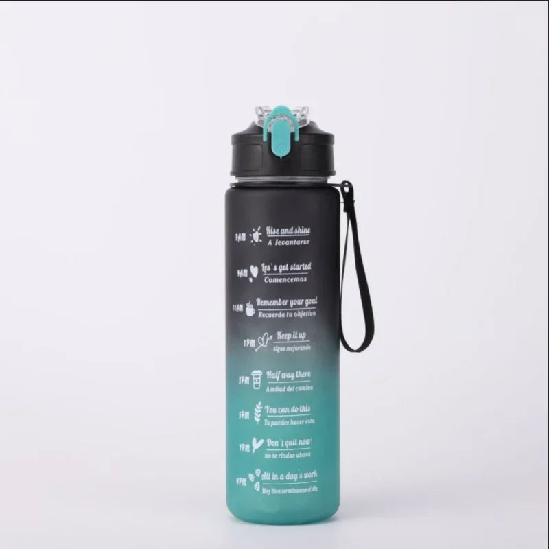 Sports Water Bottle with Time Marker