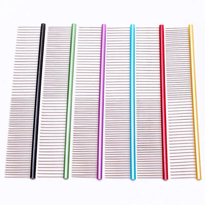 Stainless Steel Pet Grooming Comb for Dogs & Cats
