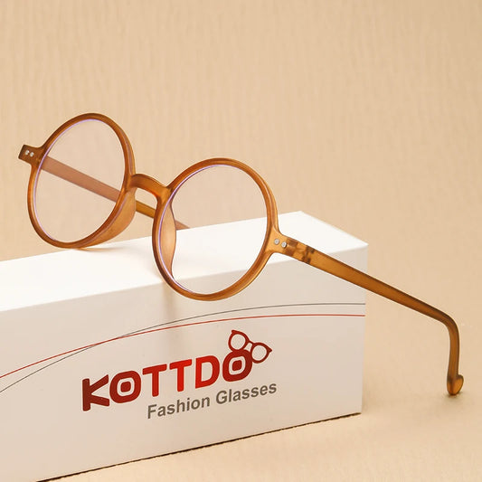 Vintage Round Frame Glasses