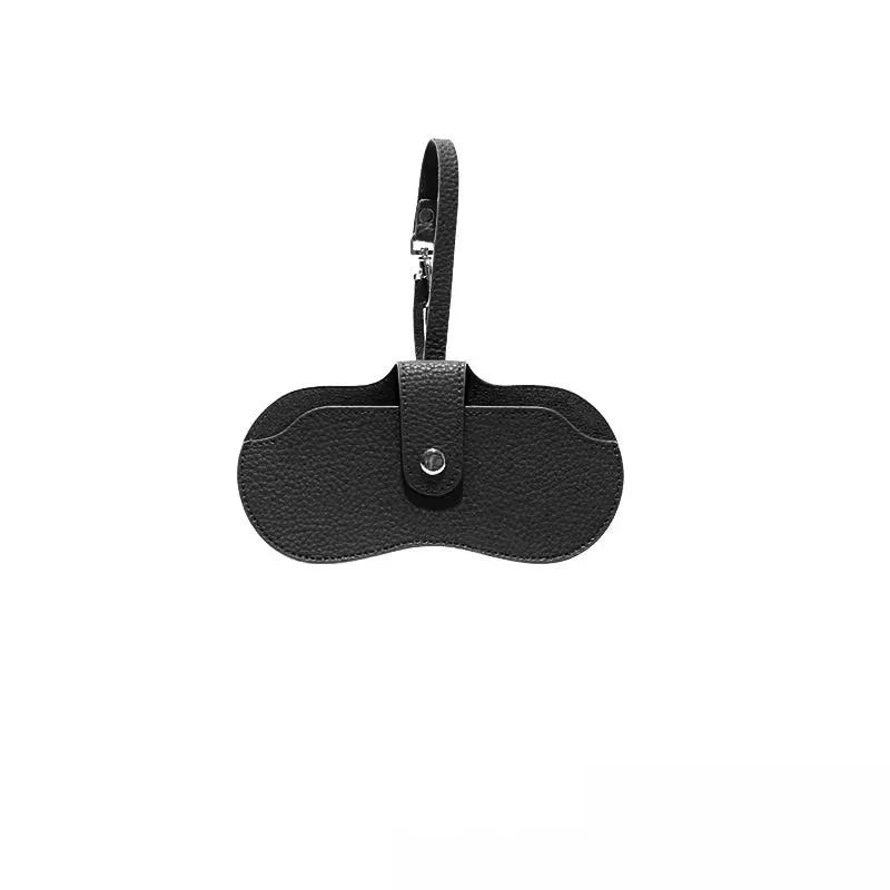 Portable Soft Leather Glasses Pouch