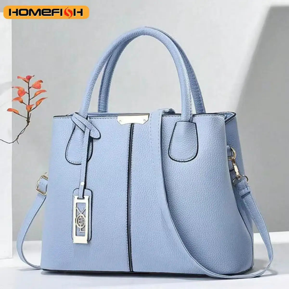 Classic PU Leather Tote Handbag for Women
