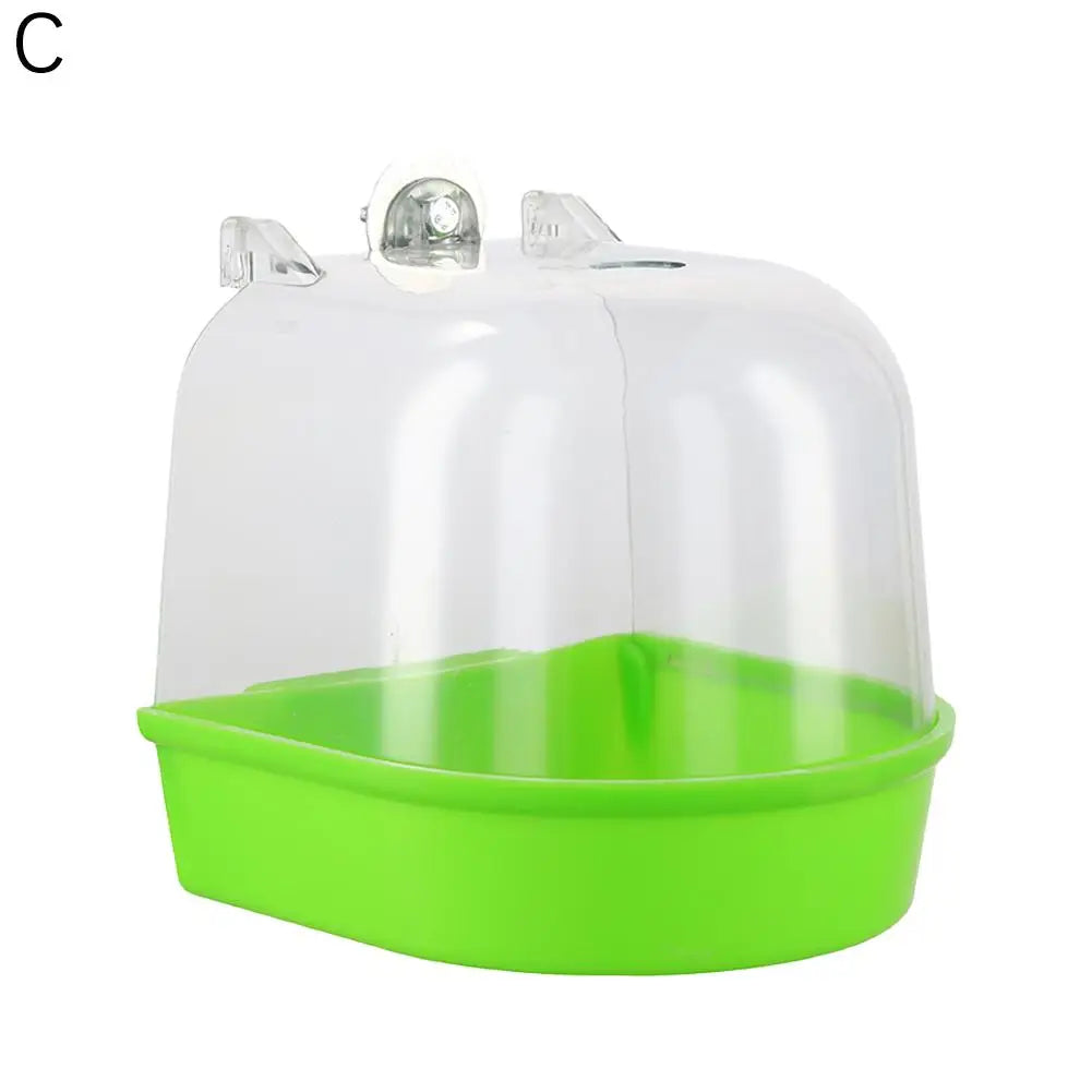 Hanging Acrylic Bird Bath for Cage