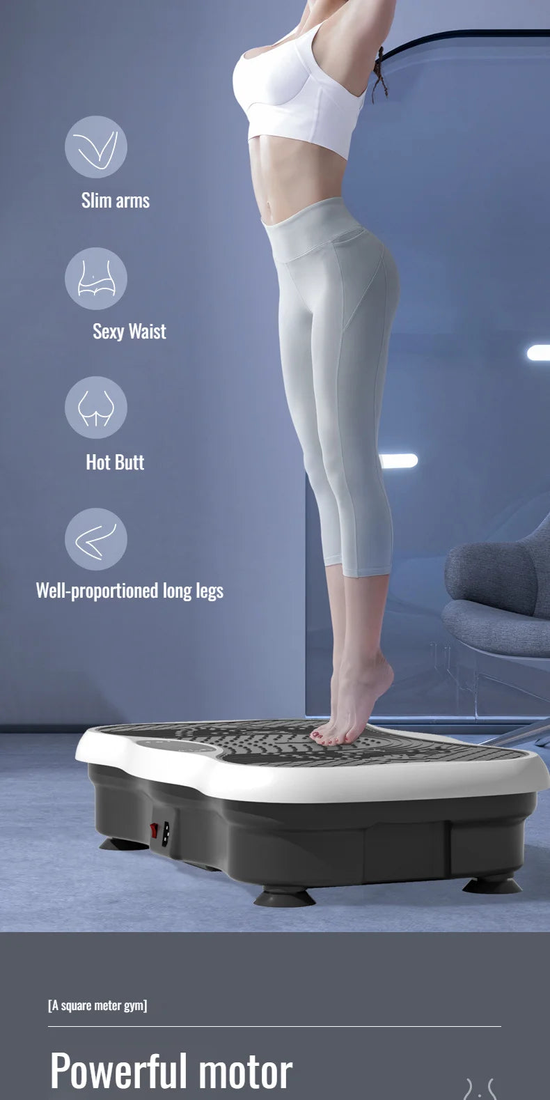 Vibration Fitness Exercise Platform