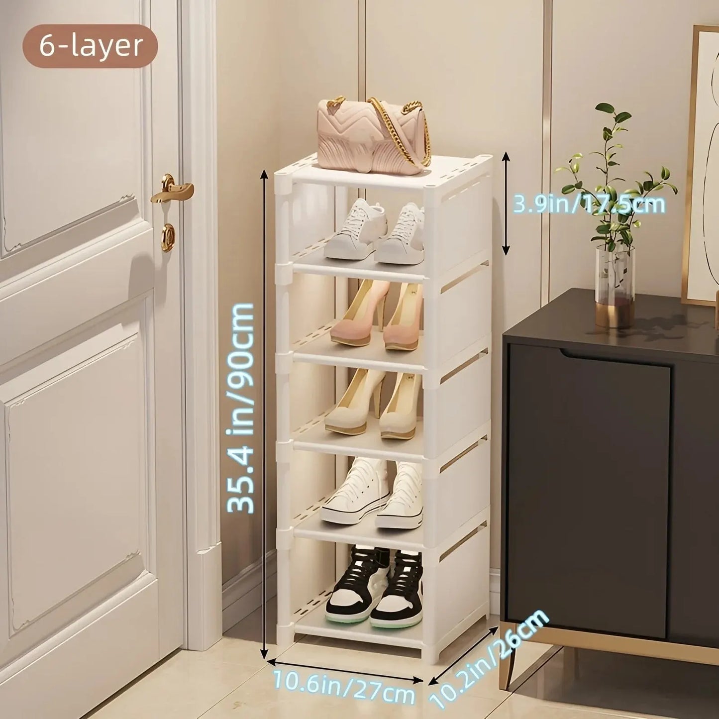 Space-Saving Shoe Rack