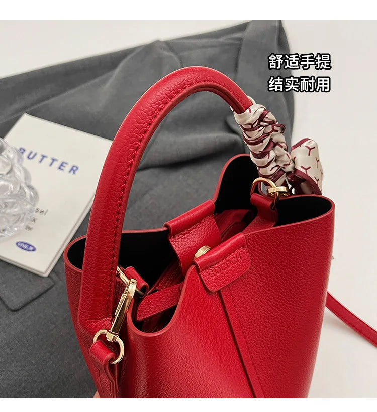 Crossbody Bucket Bag