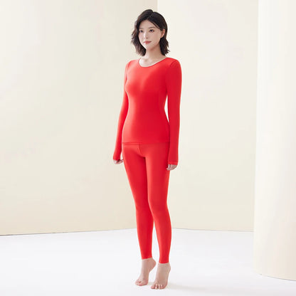 Women’s Seamless Thermal Underwear 2-Piece Set