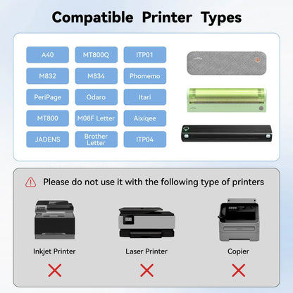 A4 Thermal Paper Rolls for Portable Thermal Printers