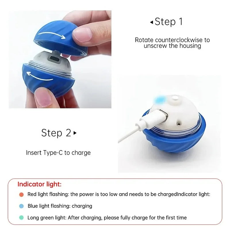 Automatic Interactive Dog Toy Ball
