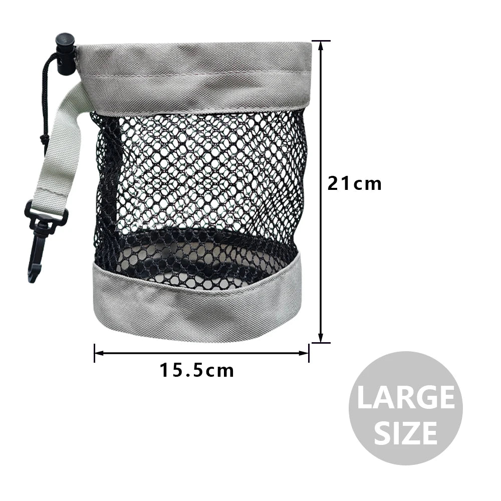 Golf Ball Storage Bag with Drawstring Closure