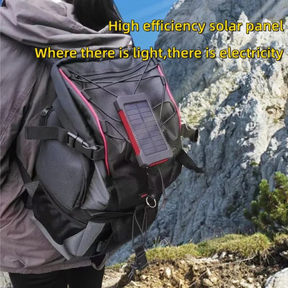 Solar Power Bank with Flashlight