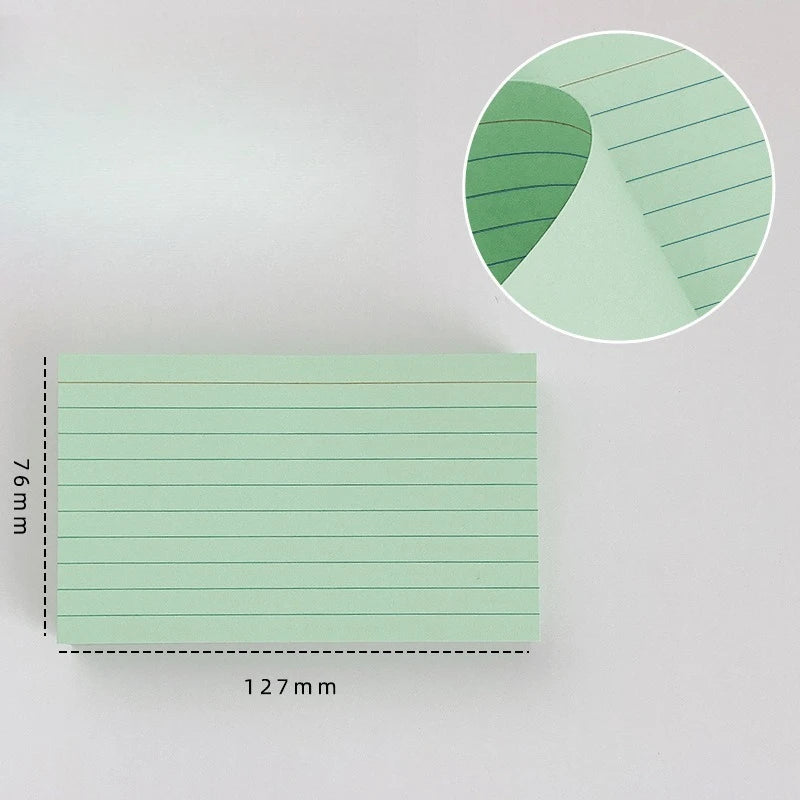 Colorful Index Flash Cards for Studying & Memorization