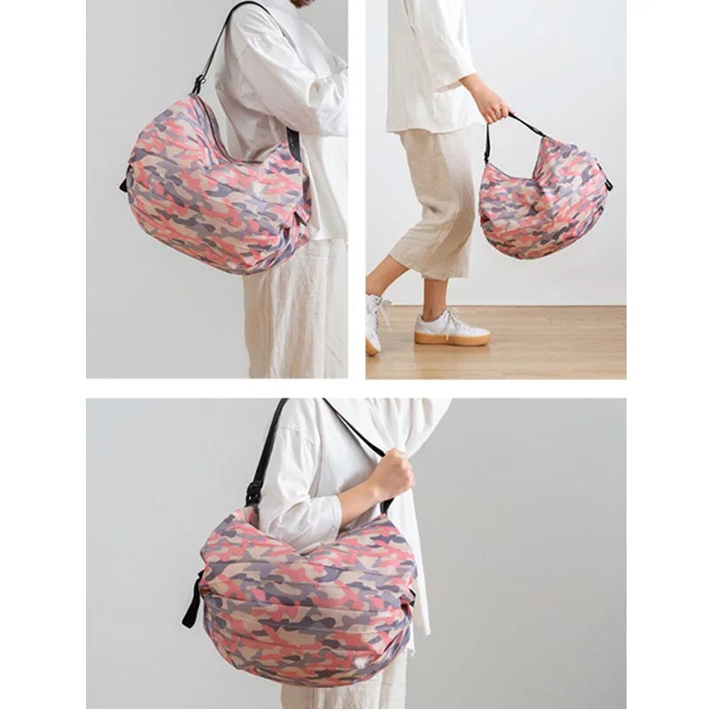 Foldable Reusable Shopping Tote Bag