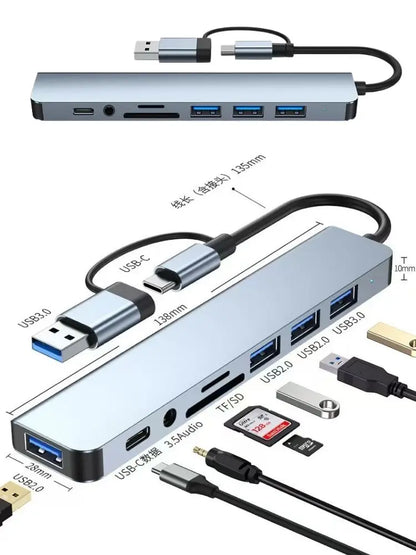 3-in-1 USB-C Hub with 4K HDMI, USB 3.0 & 100W PD Charging