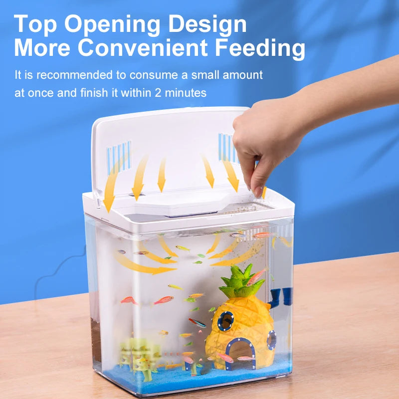 Mini USB Self-Filtering Aquarium with LED Light