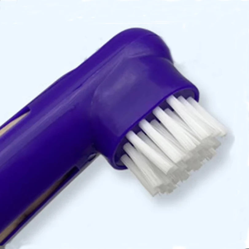 Pet Toothbrush & Toothpaste Set for Dogs and Cats
