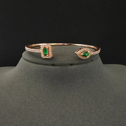 Adjustable Snake-Inspired Cuff Bracelet