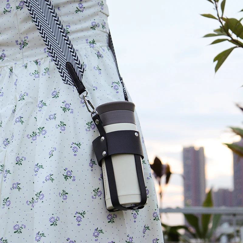 Outdoor Crossbody Mug Holder