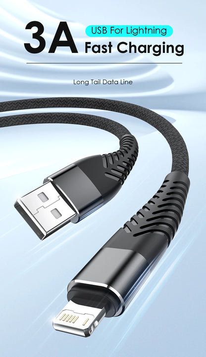 USB-A to Lightning Fast Charging Cable