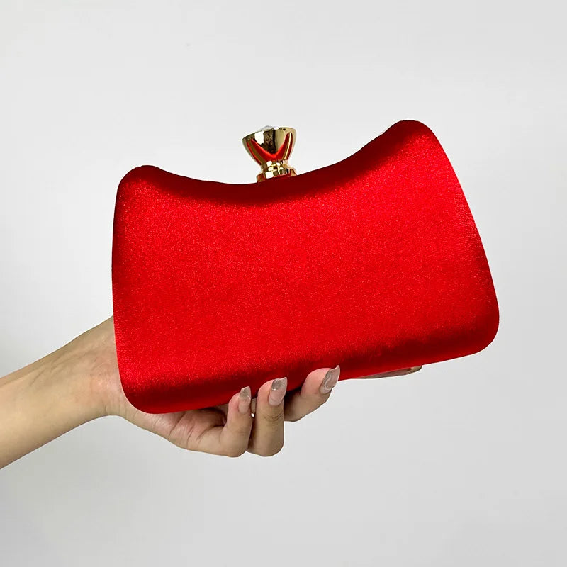 Elegant Velvet Evening Clutch Bag