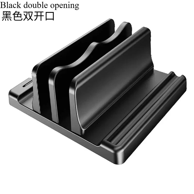 Space-Saving Desktop Laptop Holder for Office & Home