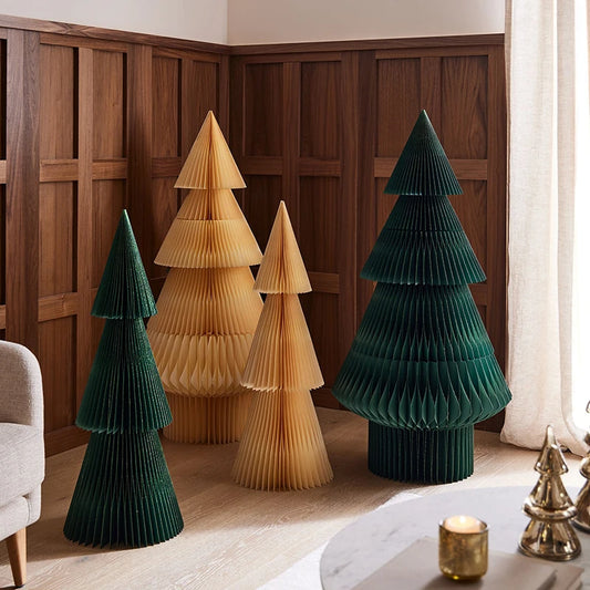 Origami Paper Christmas Tree Decoration