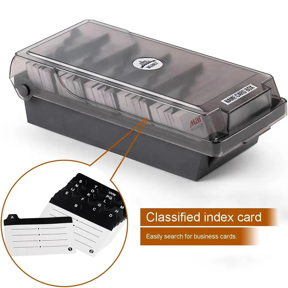 Large Capacity Business Card Holder Organizer – 500 Cards