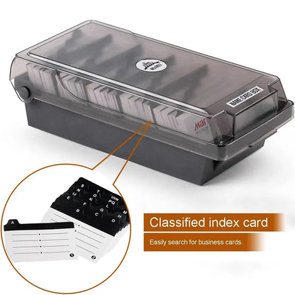 Large Capacity Business Card Holder Organizer – 500 Cards