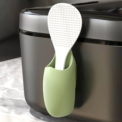 Silicone Rice Scoop Holder Wall Organizer
