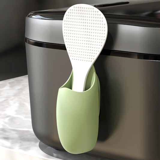 Silicone Rice Scoop Holder Wall Organizer