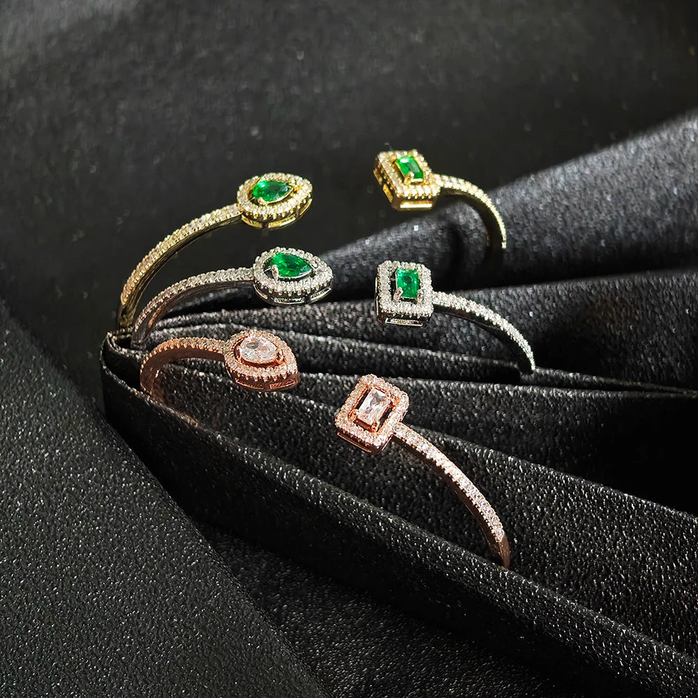 Adjustable Snake-Inspired Cuff Bracelet