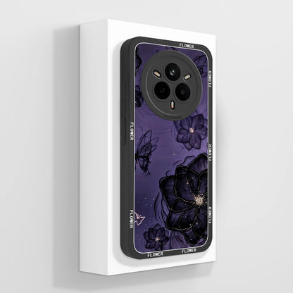 Cute Floral Silicone Case for Realme 14 Pro Series