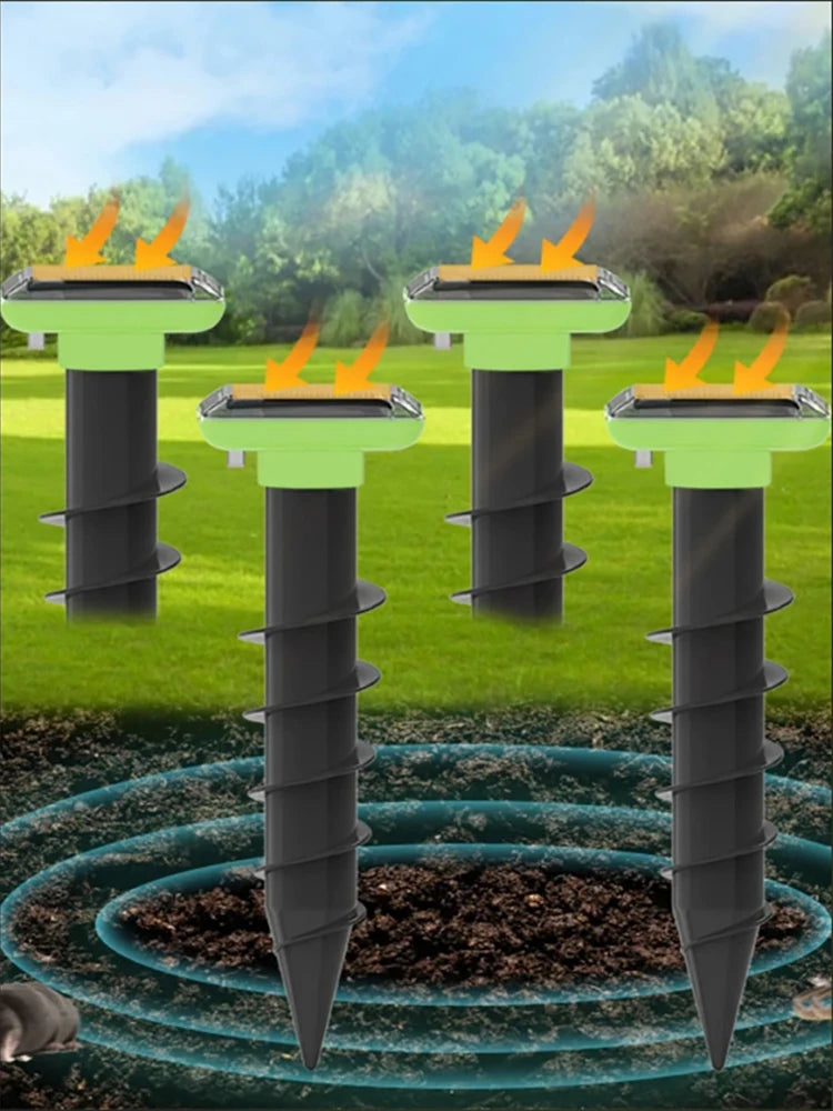 Solar Ultrasonic Animal Repeller Stake
