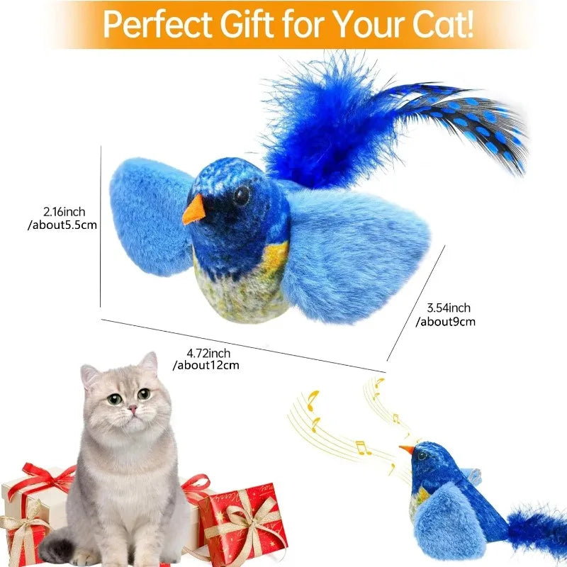 Interactive Chirping Bird Cat Toy